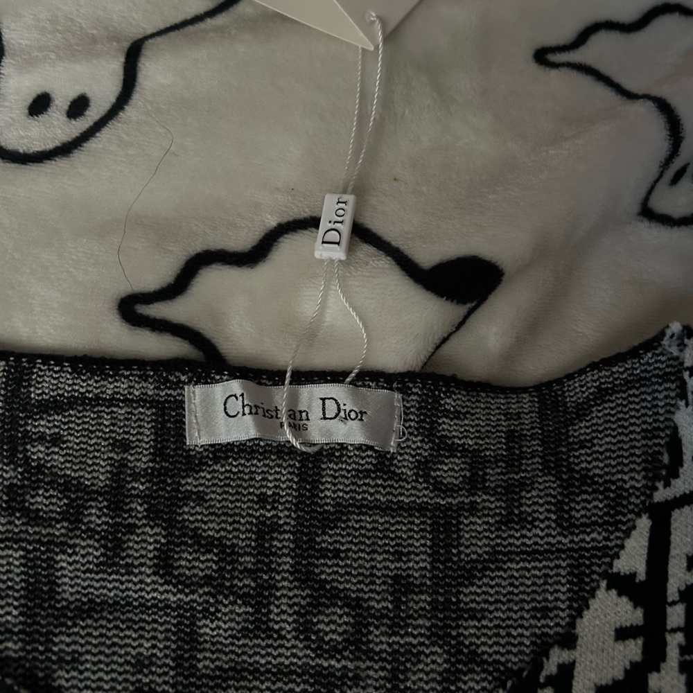 Dior Black and White Monogram Dress - Picture 2 of 3